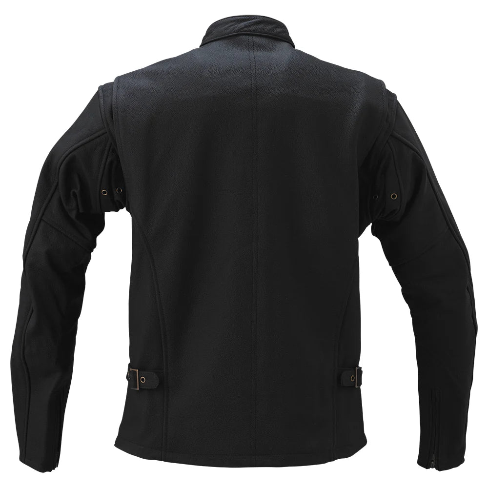 Single Rider 牛皮機車夾克外套 (內有防摔護墊專用暗袋)