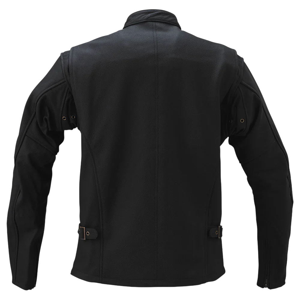 Rookie Leathers single Rider cowhide leather jacket (with motorcycle protector pad pockets)