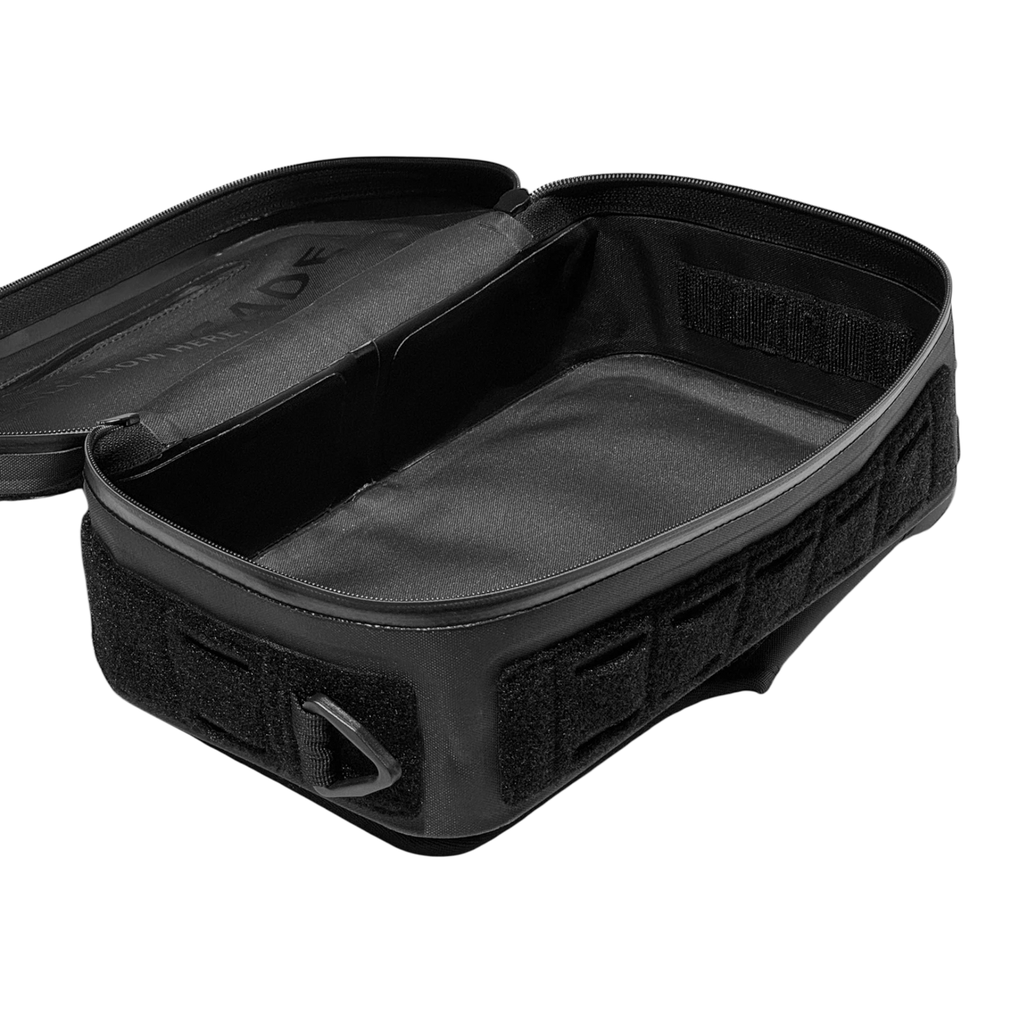 UPHILL BRIGADE Rainstopper magnetic tank bag with detachable padded insert.