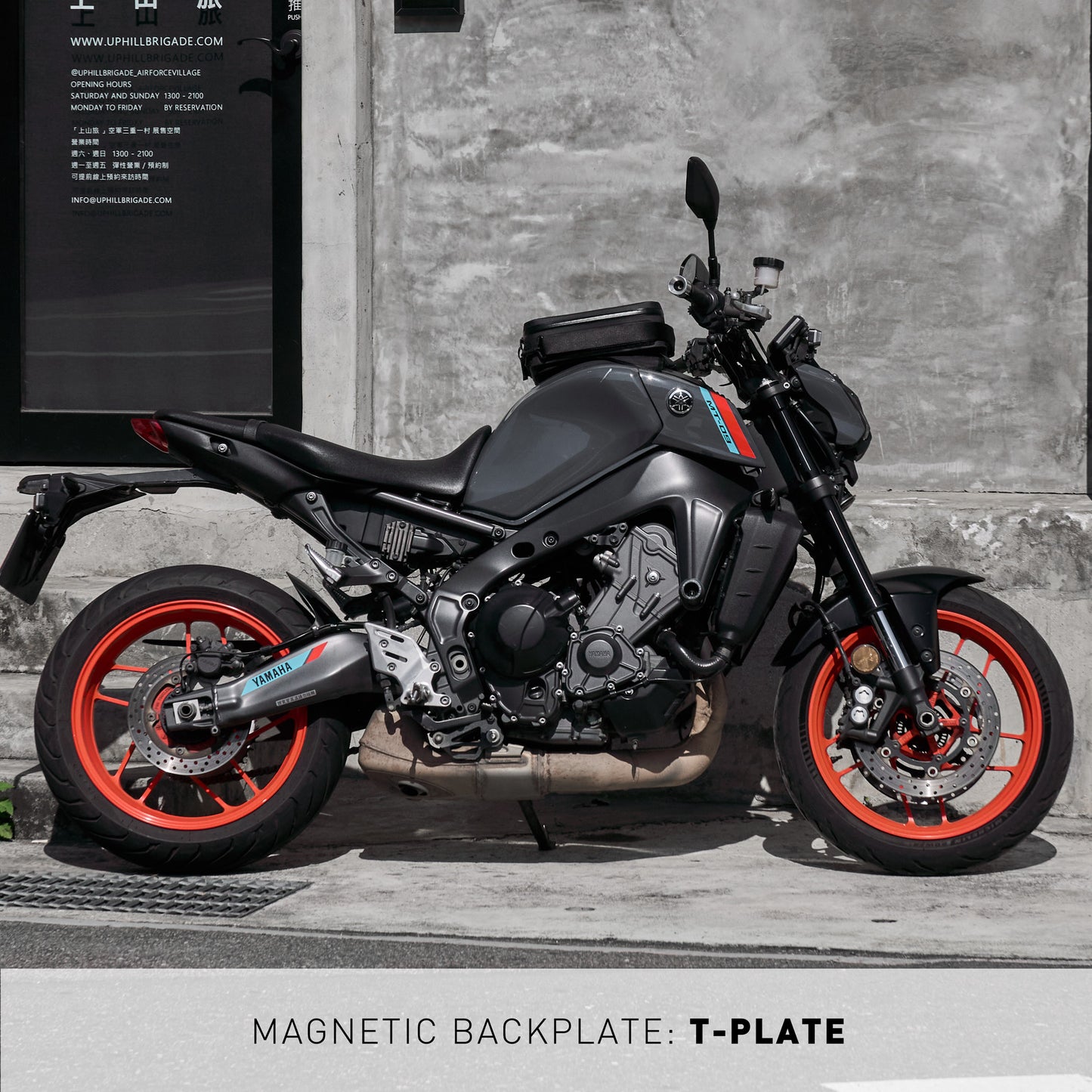 Pre-order special price: "Rainstopper" magnetic tank bag for Yamaha MT-09 Gen 1 to Gen 3 (2014-2023)