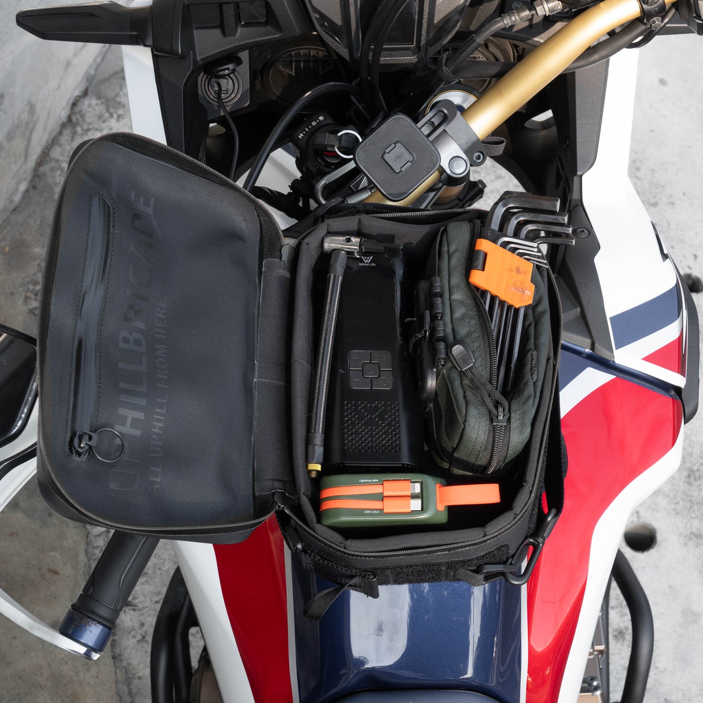 Pre-order (ship in September): "Rainstopper" magnetic tank bag for Honda Africa Twin CRF1100L