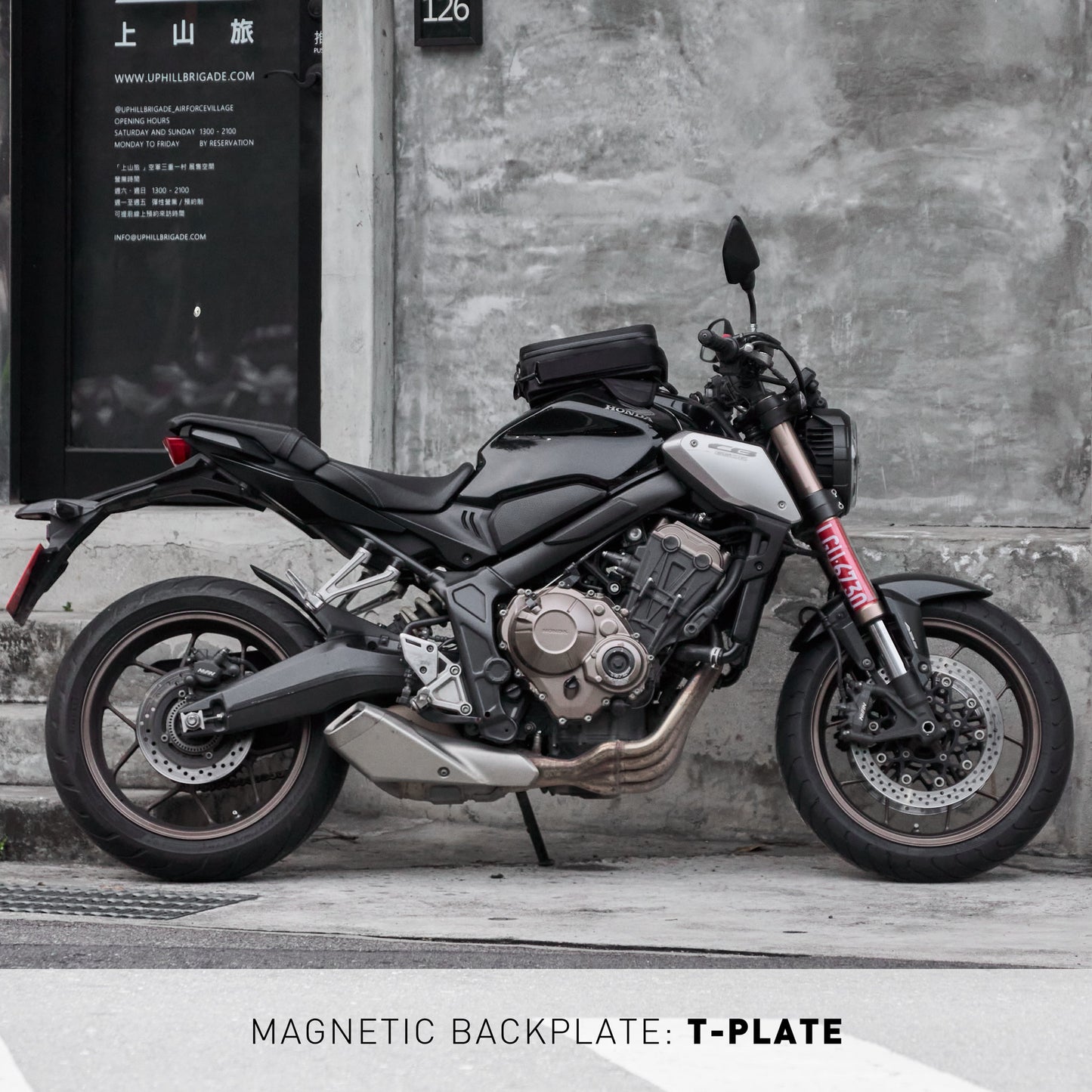 Pre-order special price: "Rainstopper" magnetic tank bag for Honda CB650R