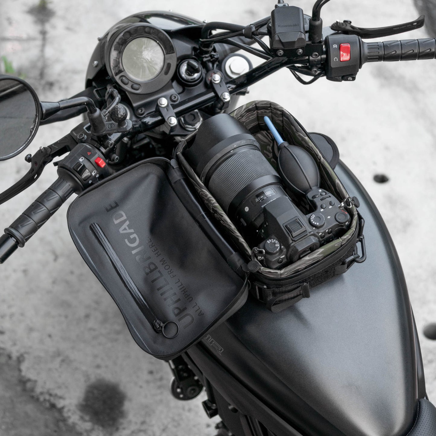 早鳥預購價（九月開始出貨）：上山旅 RAINSTOPPER 防雨磁吸油箱包 Kawasaki Eliminator 適用