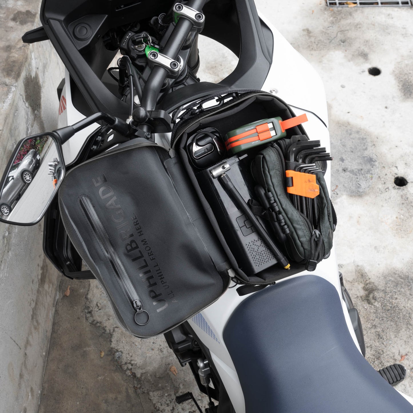 早鳥預購價（九月開始出貨）：上山旅 Rainstopper 防雨磁吸油箱包 Honda XL750 Transalp 適用
