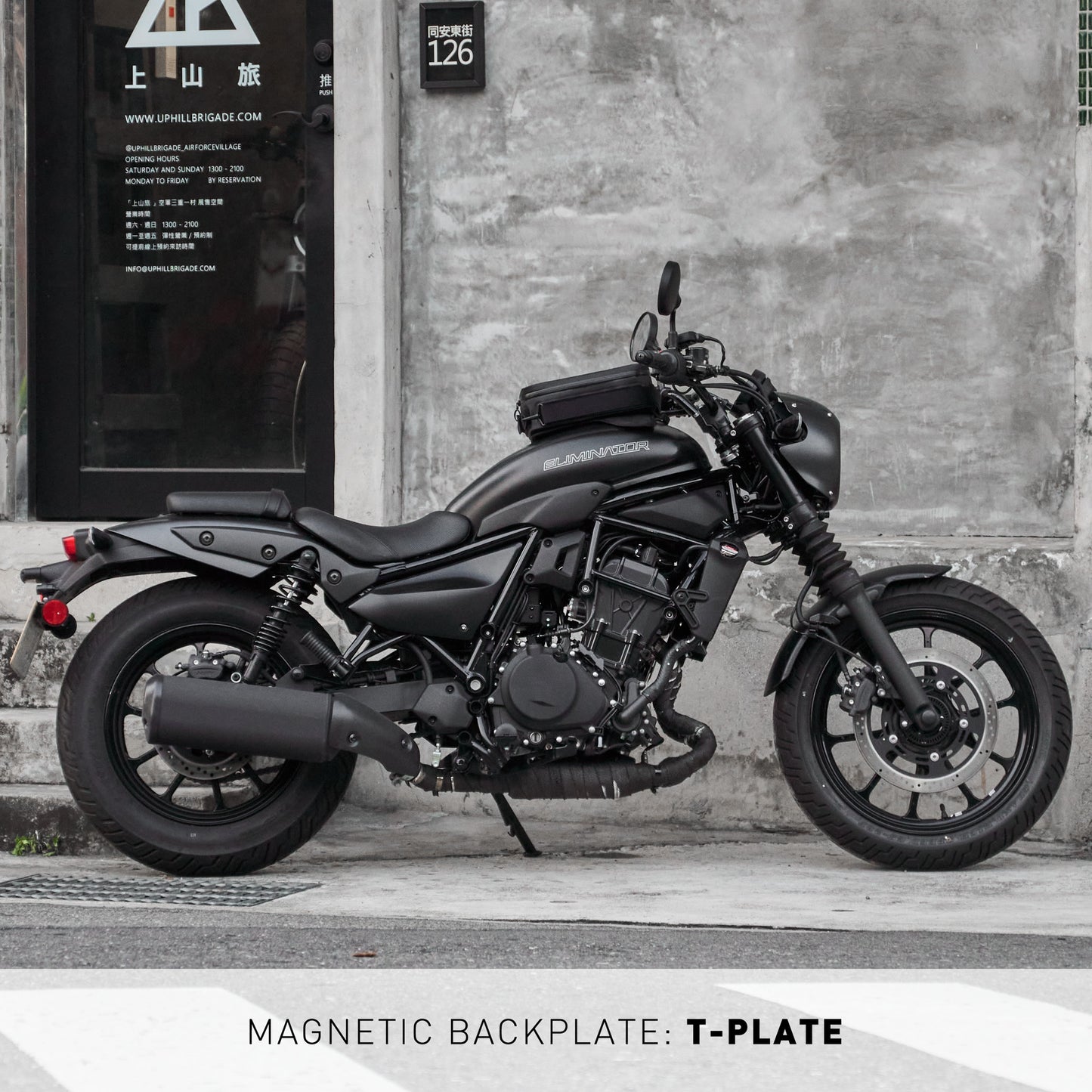 Pre-order special price: "Rainstopper" magnetic tank bag for Kawasaki Eliminator