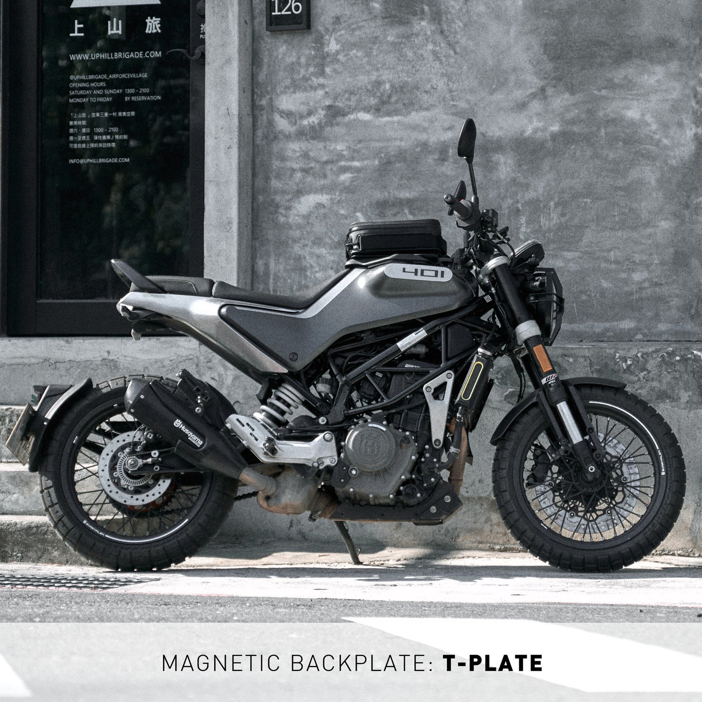 "Rainstopper" magnetic tank bag for Svartpilen 401/250/200/125 Gen 2 (2020-2023)