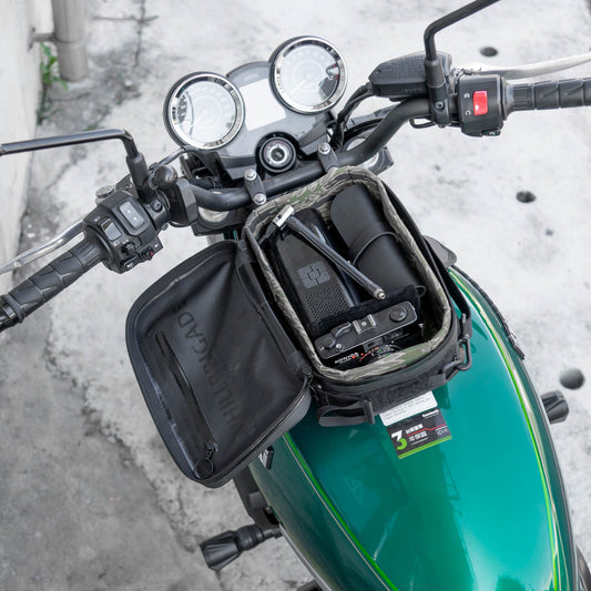 Pre-order (ship in September): "Rainstopper" magnetic tank bag for Kawasaki Z650RS