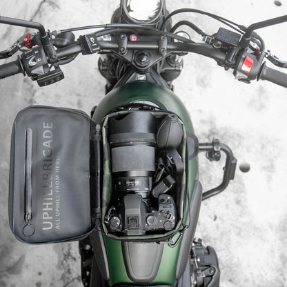 Pre-order (ship in September): "Rainstopper" magnetic tank bag for Honda CL300