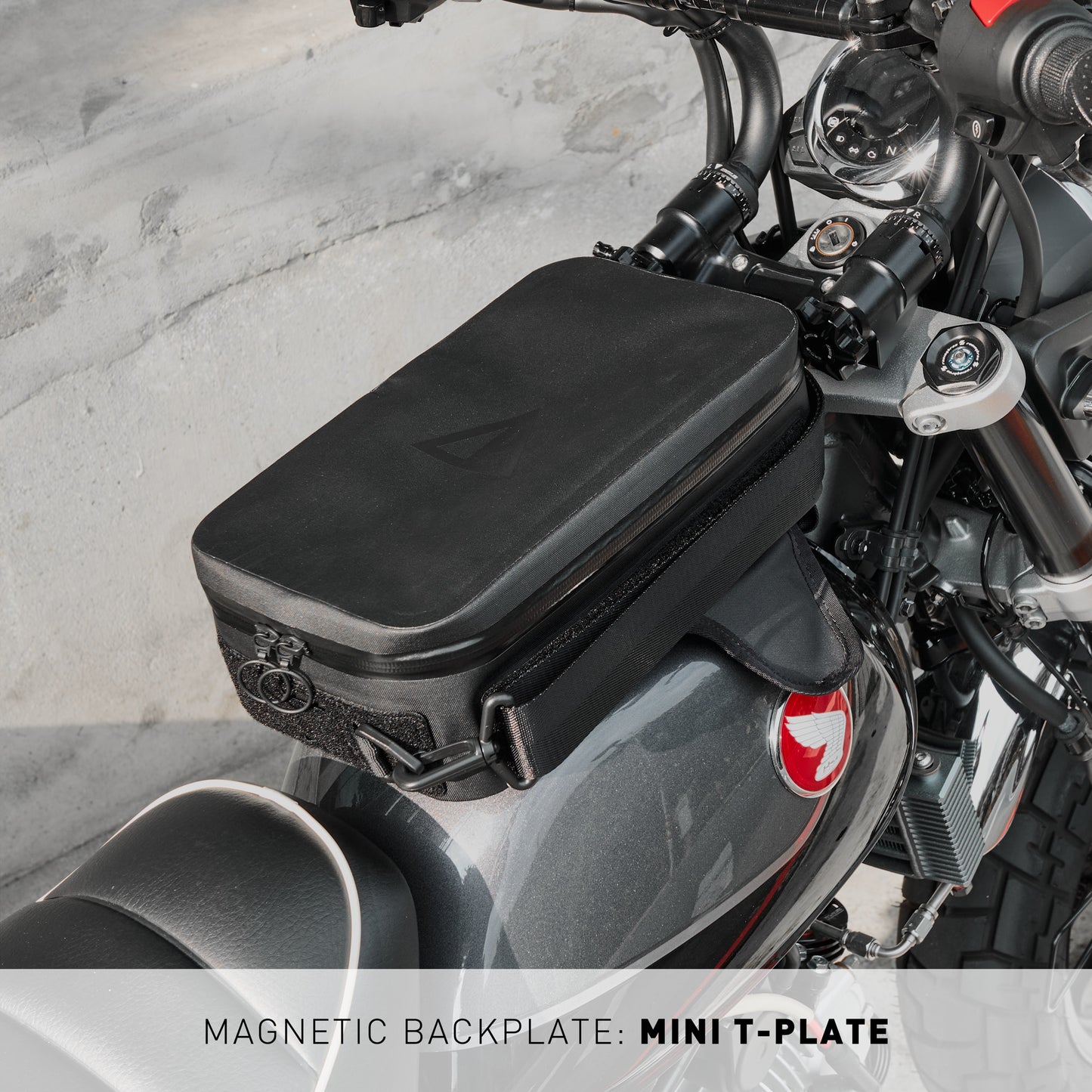 "Rainstopper" magnetic tank bag for Honda Monkey 125
