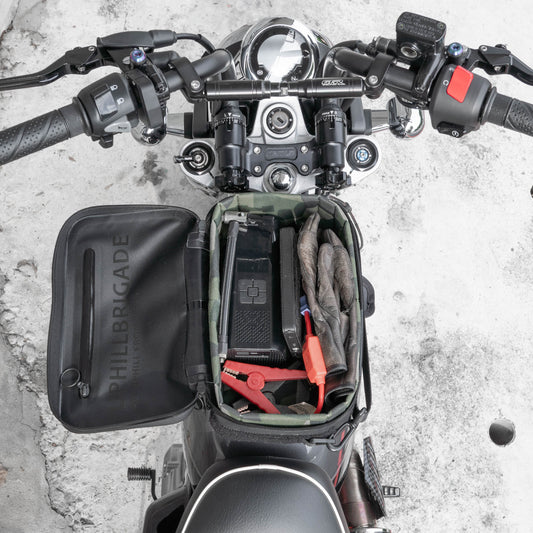 Pre-order (ship in September): "Rainstopper" magnetic tank bag for Honda Monkey 125