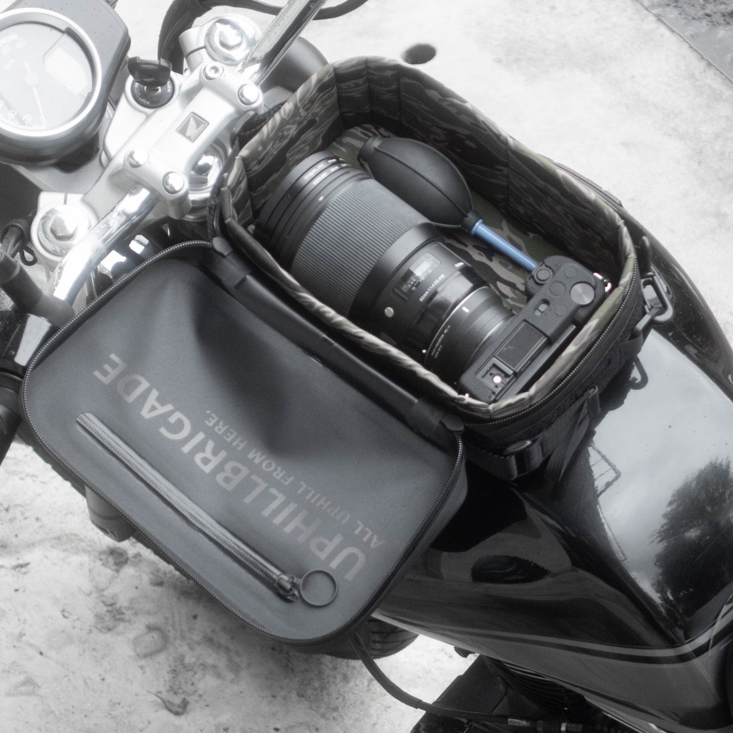 早鳥預購價（九月開始出貨）：上山旅 Rainstopper 防雨磁吸油箱包 Honda CB350/GB350 適用