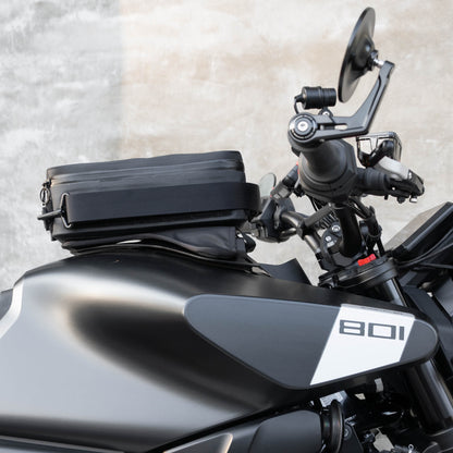 Pre-order (ship in September): "Rainstopper" magnetic tank bag for Husqvarna Svartpilen 801 (tank rack required)