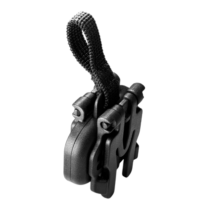 MOLLE single-slot pull-cord magnetic buckle (male + female set) x2, for long rectangular pouches