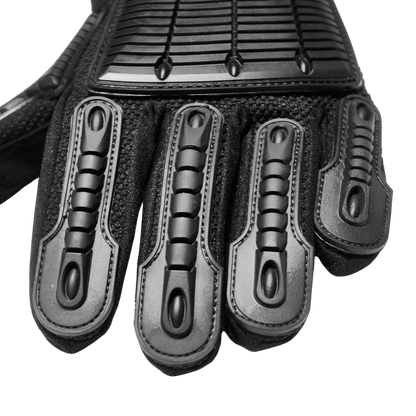 Rookie Leathers mesh fabric riding gloves