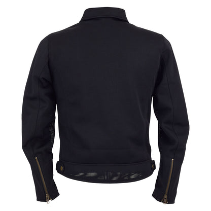 Rookie Leathers double Rider mesh jacket (with motorcycle protector pads)