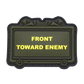 "Front Toward Enemy" 克萊莫闊刀雷 PVC 士氣章（魔鬼氈）