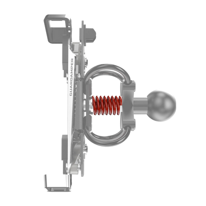 Off-road vibration dampener for Guardamper motorcycle phone mount