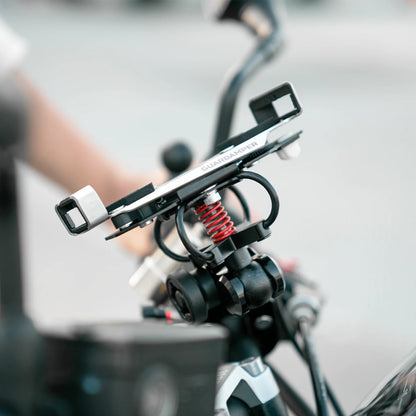 Off-road vibration dampener for Guardamper motorcycle phone mount